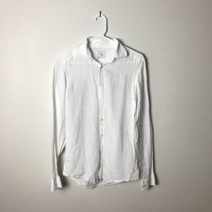 Reiss Slim Fit Linen Button Down